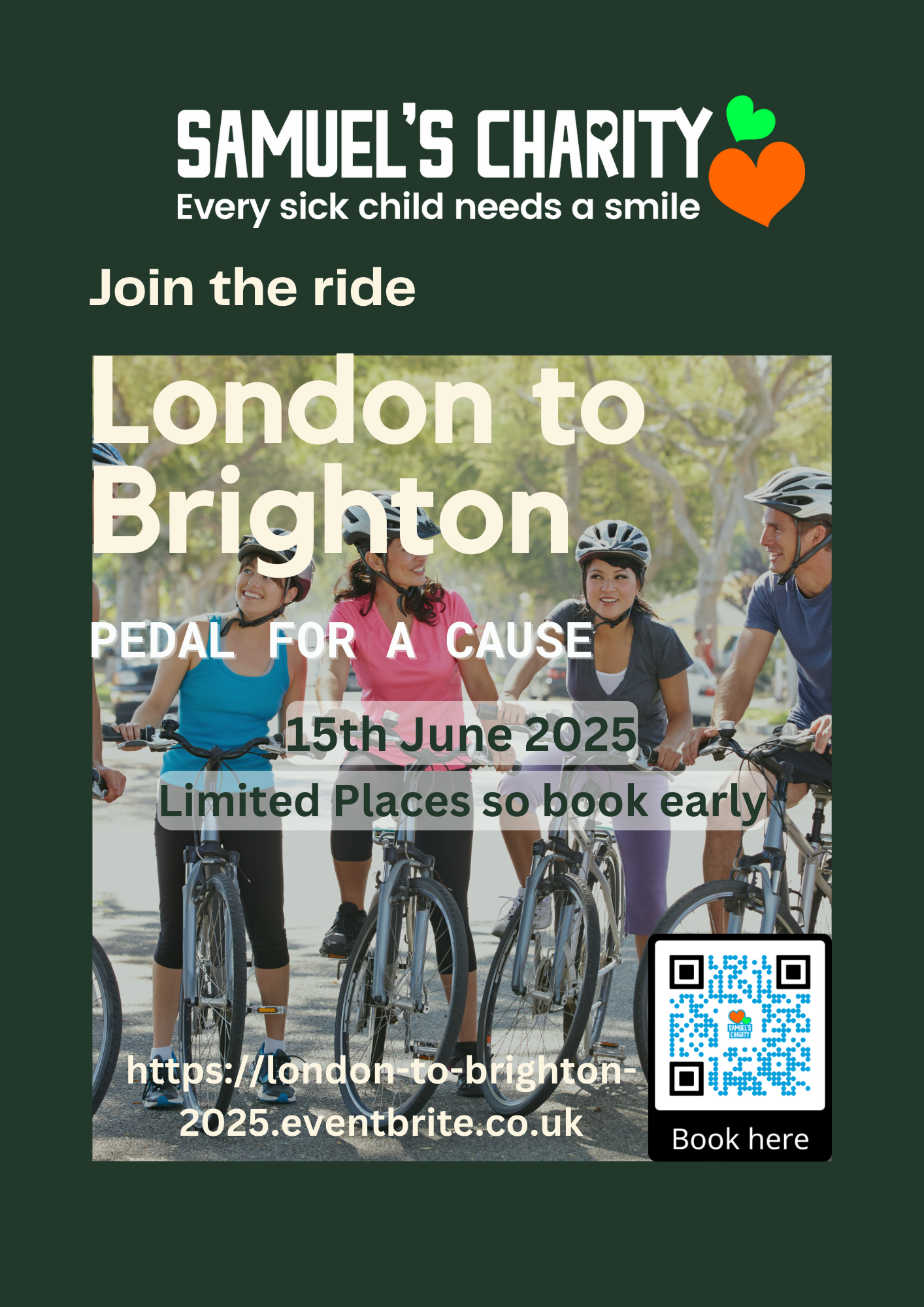 london to brighton charity bike ride 2025